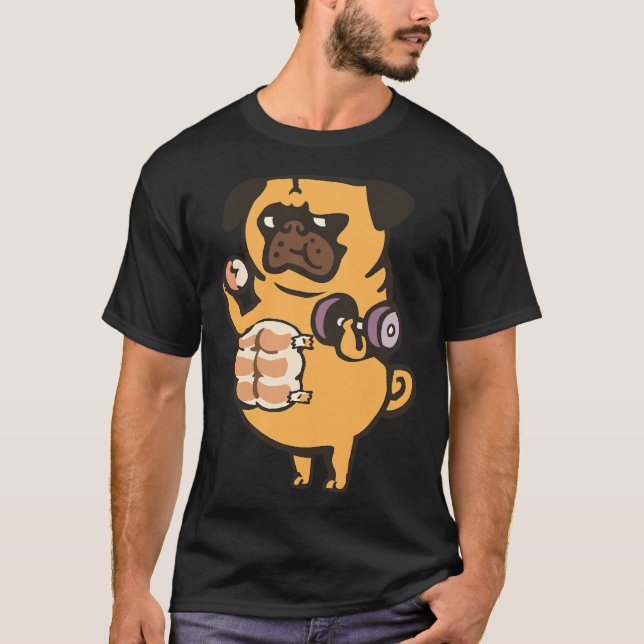 Brot-Brötchen-Pug Abs Classic  99 T-Shirt (Vorderseite)