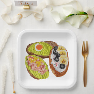 Brot für handgefertigte. pappteller