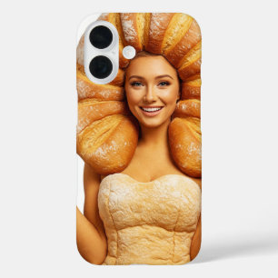 Brot Kopf Hochmode Laib Modell iPhone 16 Hülle
