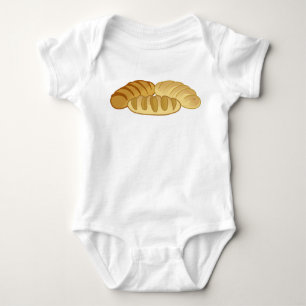 Brot-Laibe Baby Strampler