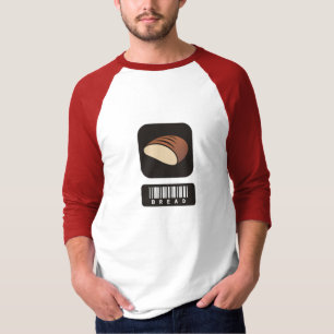 Brot-Liebhaber 3/4 Hülseraglan-Shirt T-Shirt