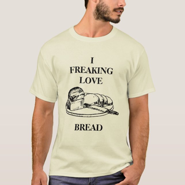 Brot-Liebhaber-T - Shirt (Vorderseite)