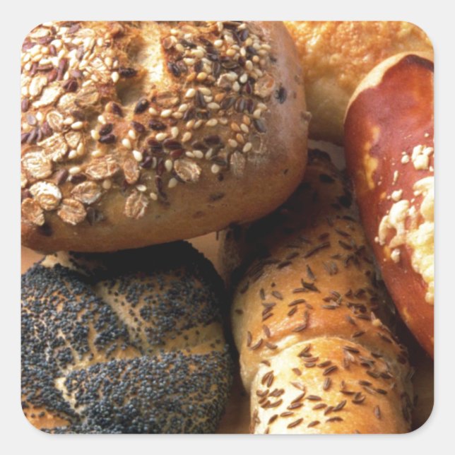 Brot liebt Aufkleber (Vorderseite)