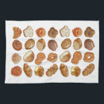 Brot-Muster-Geschirrtuch 16" x 24" Küchentuch<br><div class="desc">Küchen-Tuch (16" x 24") mit dem nettem Brot u. Gebäck,  die Entwurf zeichnen. Macht ein großes Geschenk für selbst oder andere für jede mögliche Gelegenheit.</div>