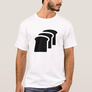 Brot-Piktogramm-T - Shirt
