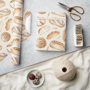 Brot Tan Braun Creme Essen Geschenkpapier