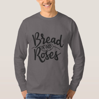 "Brot und Rose" Männer einzigartiger T - Shirt