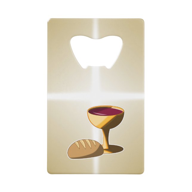 Brot und Wein Die letzte Osterkommune Geldbeutel Flaschenöffner (Vorderseite)