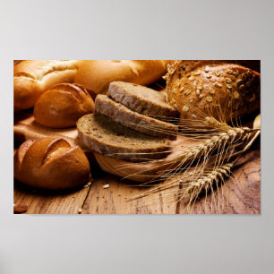 Brot und Weizen Poster