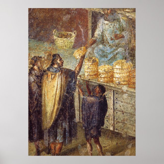 Brot verkaufen poster (Vorne)