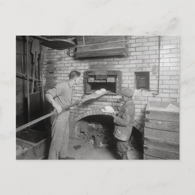 Brotbacken, 1917 postkarte (Vorderseite)