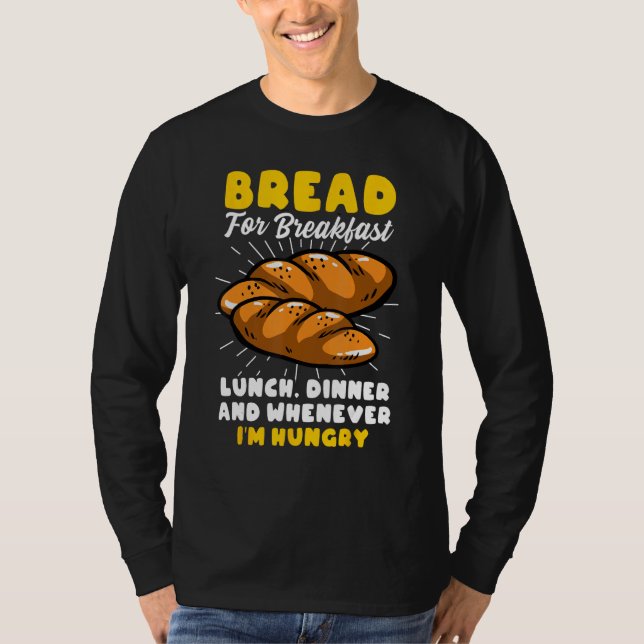 Brotbacken Brotbackautomat Brot zum Frühstück Mitt T-Shirt (Vorderseite)