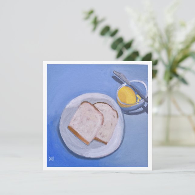 Brotbrot Karte (Stehend Vorderseite)