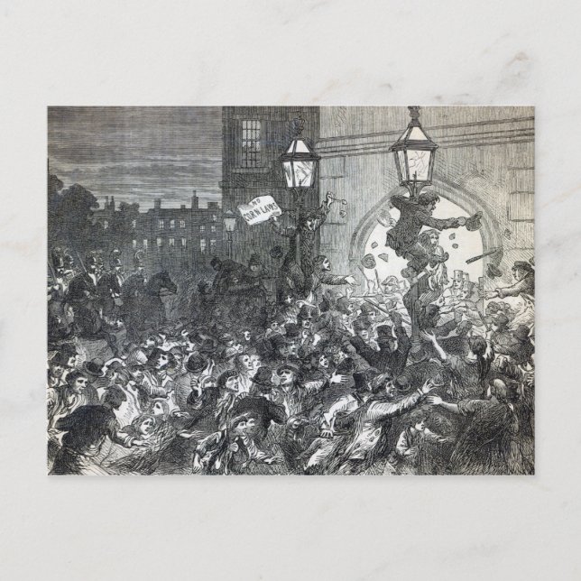 Brötchen am Eingang des Hauses Postkarte (Vorderseite)