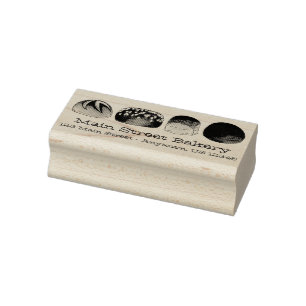 Brötchen Brötchen Bäckerei Bäckerei Koch Feinschme Gummistempel