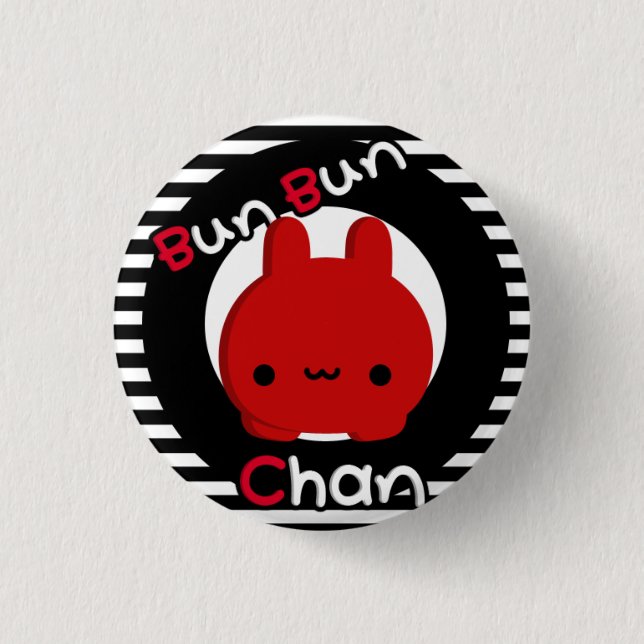Brötchen-Brötchenchan-Knopf Button (Vorderseite)