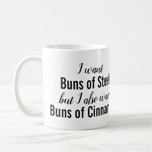 Brötchen des Zimts Kaffeetasse