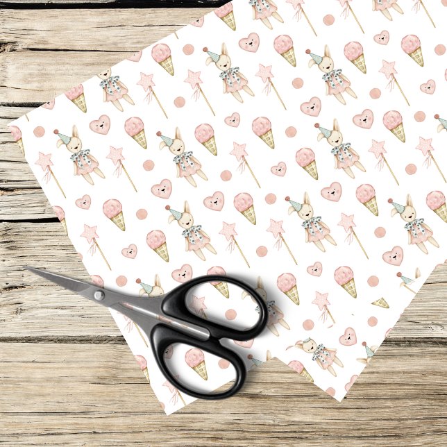 Brötchen, Eis-Whimsy - boho Design Seidenpapier (Von Creator hochgeladen)