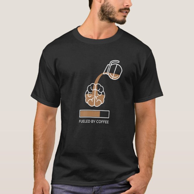 Brötchen für Kaffee T-Shirt (Vorderseite)