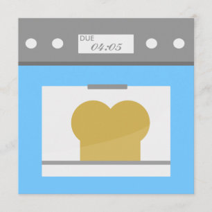 Brötchen im Ofen Einladung