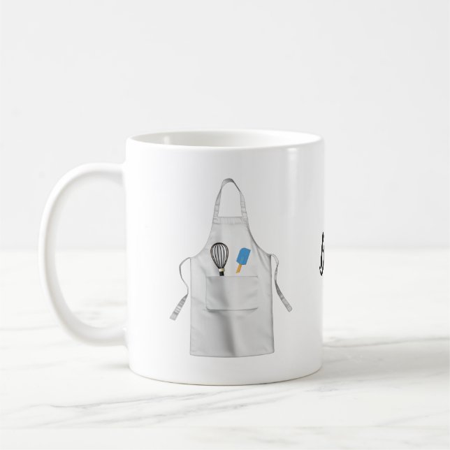 Brötchen im Ofen Kaffeetasse (Links)