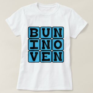 Brötchen im Ofen, Schwangerschaftsankündigung (Bla T-Shirt