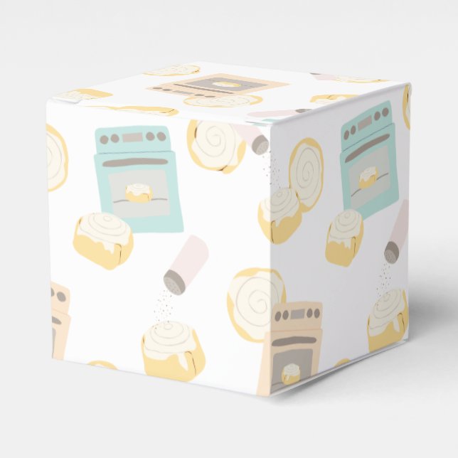 Brötchen in der Ovens Baby-Dusche Geschenkschachtel (Vorderseite)