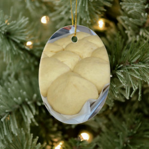 Brötchen Keramik Ornament