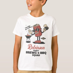 Brötchen und GRILLEN Squad Funny Barbeque Familie  T-Shirt