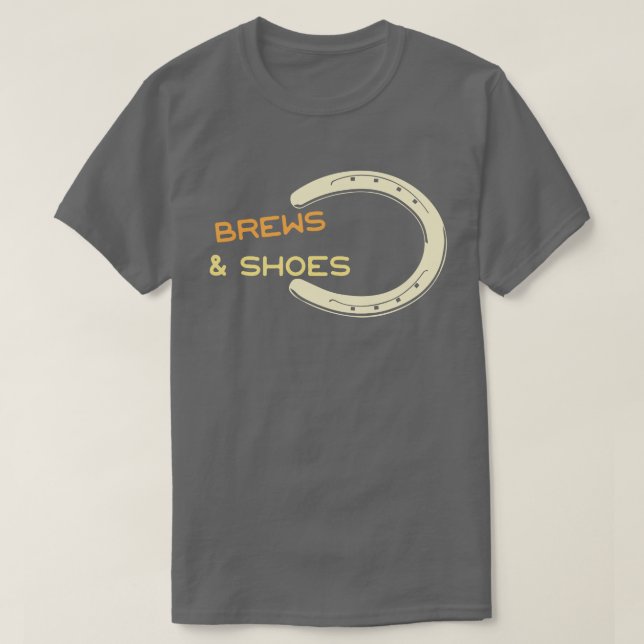 Brötchen und Schuhe - Ringer-Hufeisen GRILLEN T-Shirt (Design vorne)