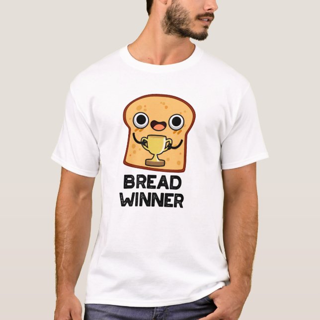 Brötchensieger Funny Food Puff T-Shirt (Vorderseite)
