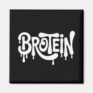 Brotein Protein Lustiger Bruder Fitnessstudio LGBT Magnet
