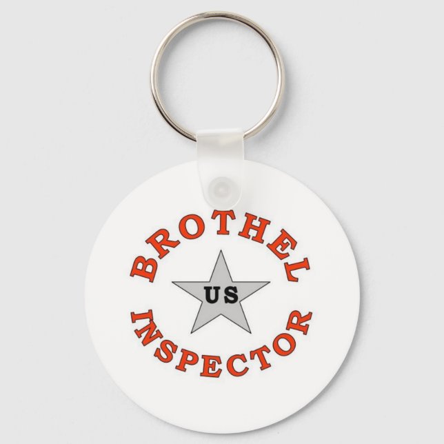 BROTHEL INSPECTOR SCHLÜSSELANHÄNGER (Vorderseite)