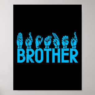 Brother American Sign Language Deaf Awareness Supp Poster