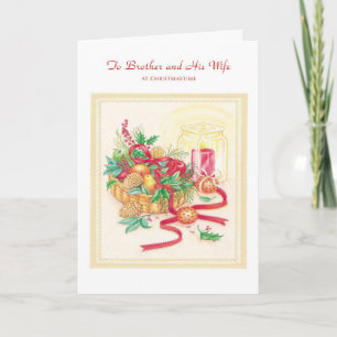 Brother and His Wife Feiertagskarte