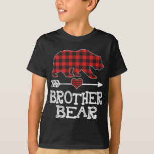 Brother Bear Christmas Pajama Red Kariert Buffalo T-Shirt