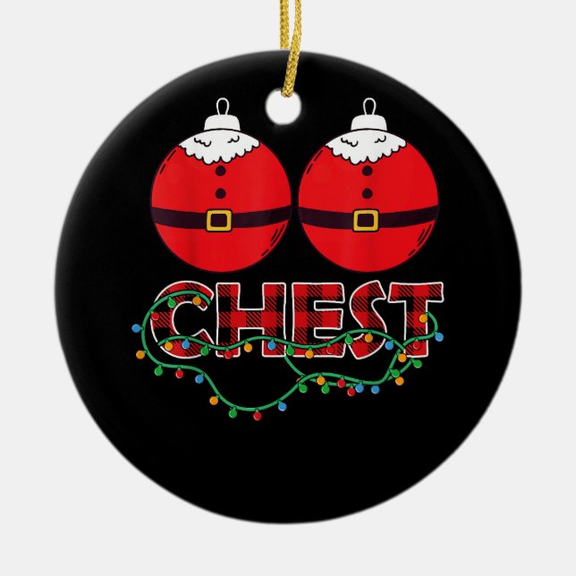 Brother Bear LGBT Weihnachtsregenbogen Pride Gay L Keramik Ornament (Vorne)