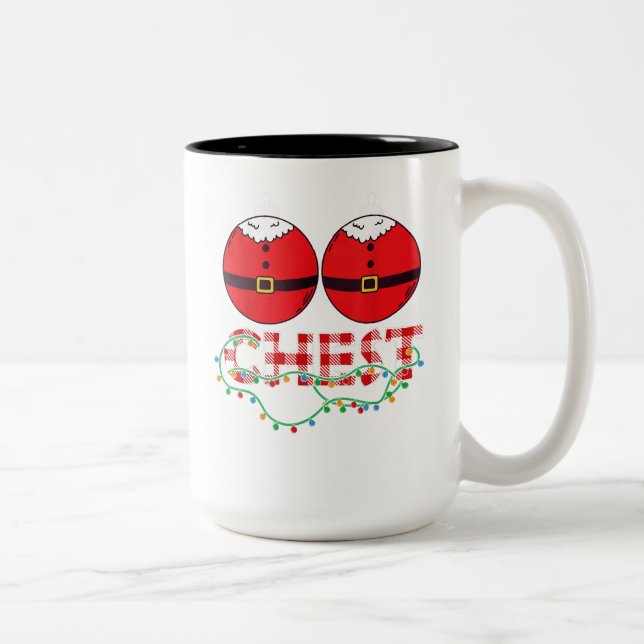 Brother Bear LGBT Weihnachtsregenbogen Pride Gay L Zweifarbige Tasse (Rechts)
