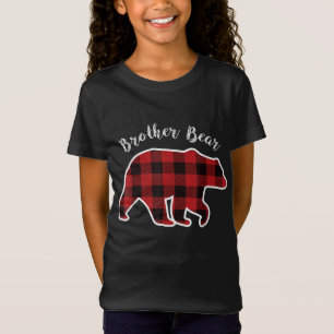 BROTHER BEAR Men Red Kariert Christmas Pajama Fami T-Shirt