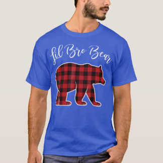 Brother Bear Pajama Red Buffalo Xmas Familie Funny T-Shirt
