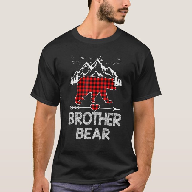 Brother Bear Red Buffalo Kariert Brother Bear Paja T-Shirt (Vorderseite)