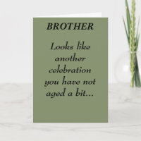 BROTHER BIRTHDAY CARD