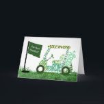 Brother Birthday Par-fect Golf Cart in Worten Karte<br><div class="desc">Diese clevere Geburtstagskarte ist perfekt für Ihren Golffällig. Sie besteht aus einem Golfwagen,  der komplett aus bunten Golfbegriffen besteht,  und einer Flagge mit dem Satz "Par-fect Brother!". Das helle,  sportliche Design und die kreative Typografie werden jeden Lieben zum Lächeln bringen.</div>