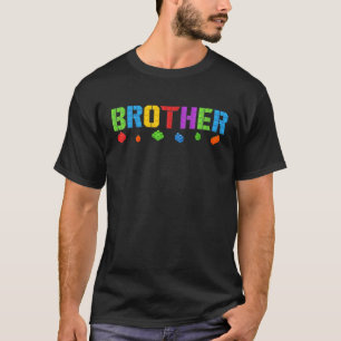 Brother Blocks Master Builder Brick Builder Birt T-Shirt