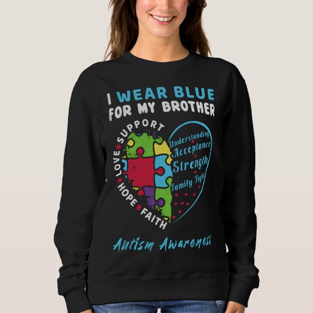 Brother Blue Special Autismus Awareness Sweatshirt (Vorderseite)