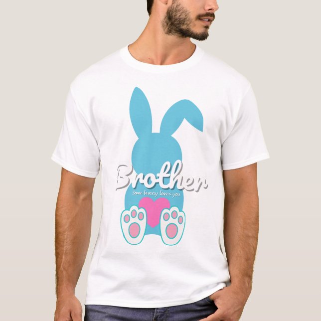 Brother Bunny T - Shirt - Niedliches FamilienOster (Vorderseite)
