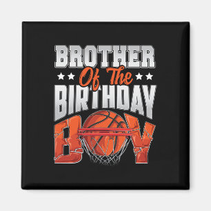Brother Bysketbyll Birthday Boy Family Byller B-da Magnet