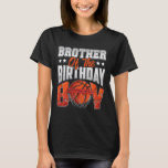 Brother Bysketbyll Birthday Boy Family Byller B-da T-Shirt<br><div class="desc">Brother Bysketbyll Birthday Boy Family Byller B-day Party</div>