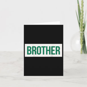 Brother Caddie Golf Zurück Golfspielen Golfer Golf Karte