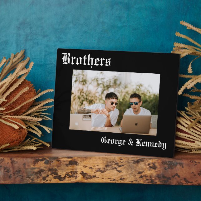 Brother Custom Foto Keepake Geschenk Brother Scrip Fotoplatte (Seite)